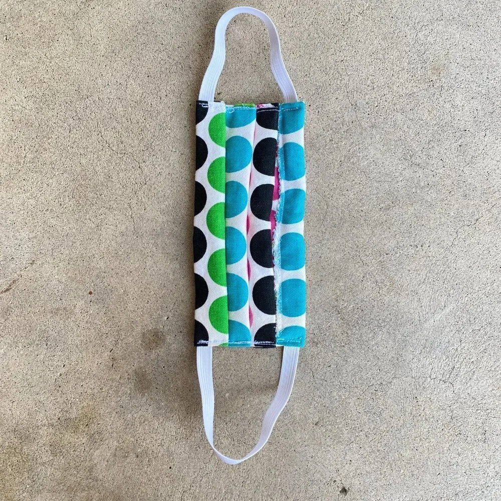 Polka Dot Cloth Face Mask